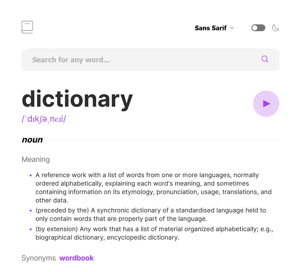 img dictionary